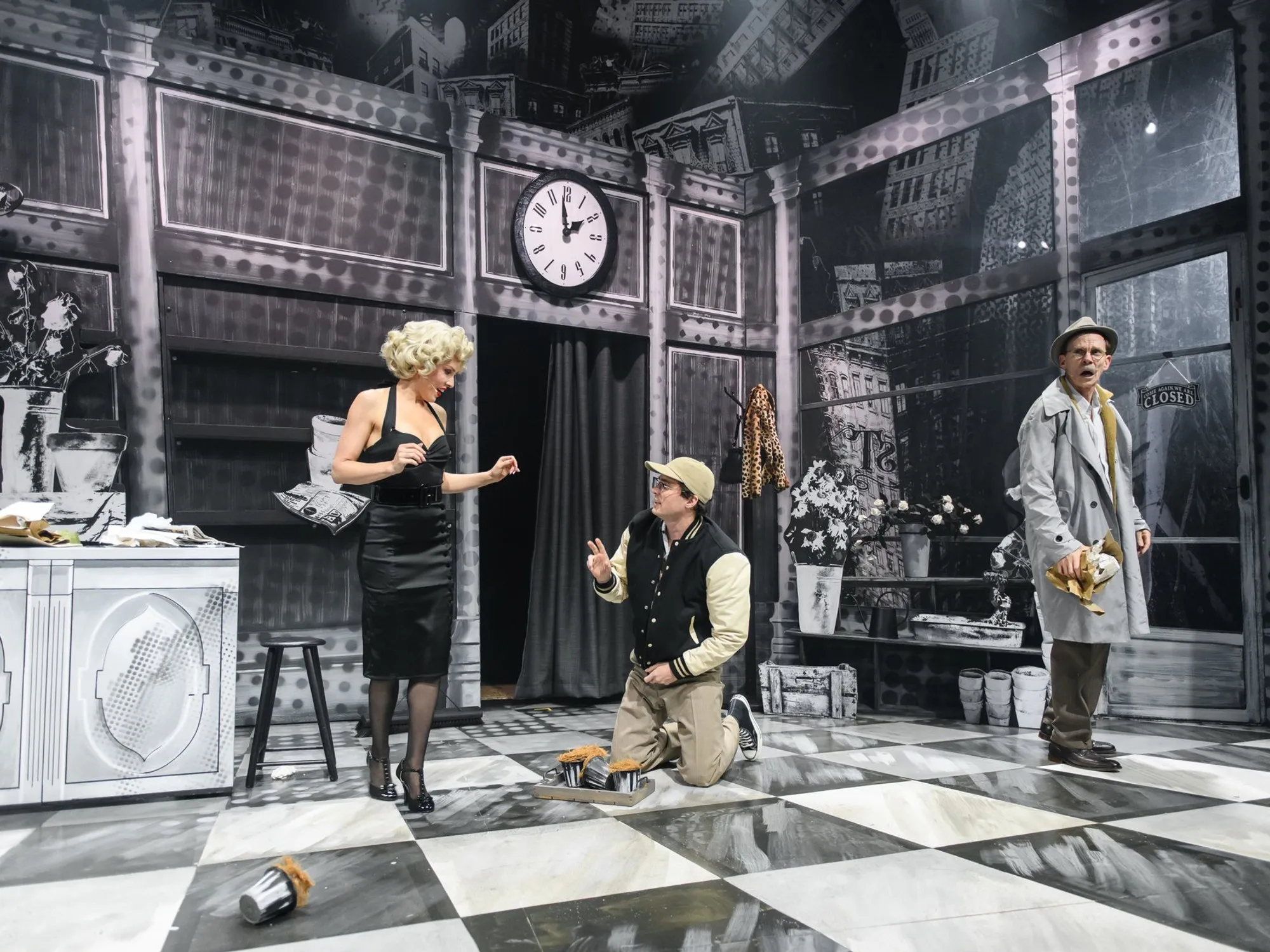 Little Shop of Horrors on stage. Photo: Joel Devereux