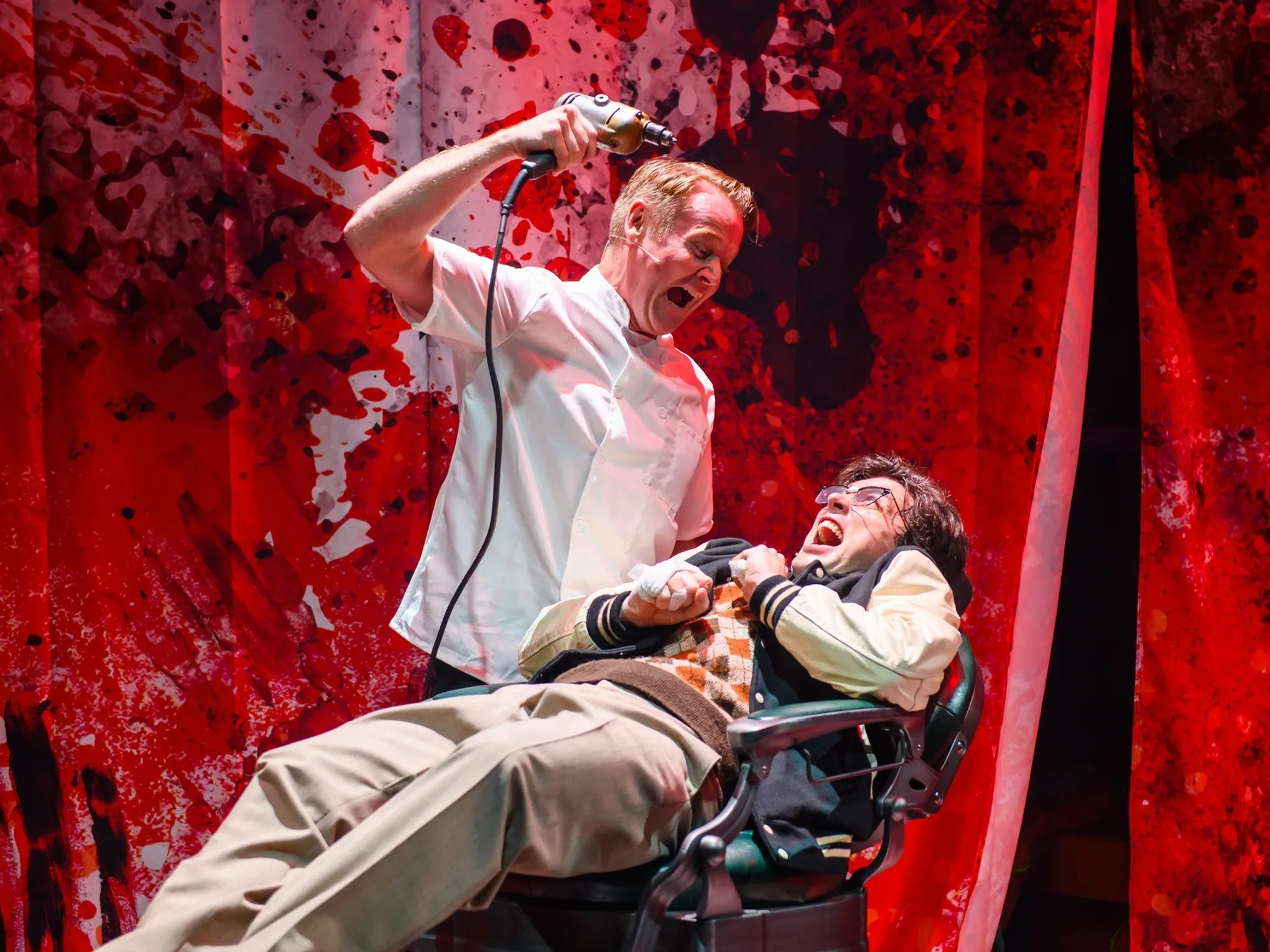 Little Shop of Horrors on stage. Photo: Joel Devereux
