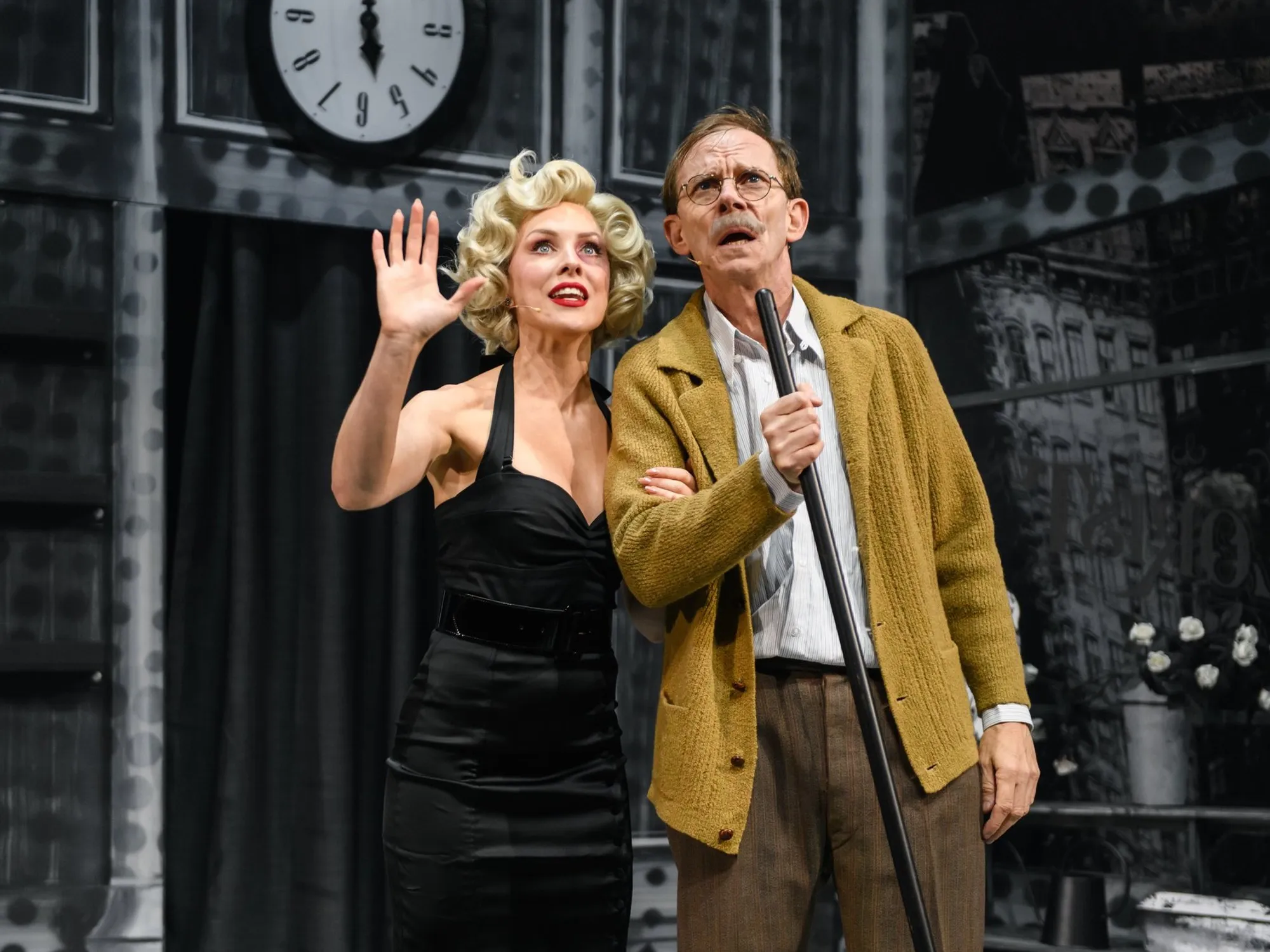 Little Shop of Horrors on stage. Photo: Joel Devereux